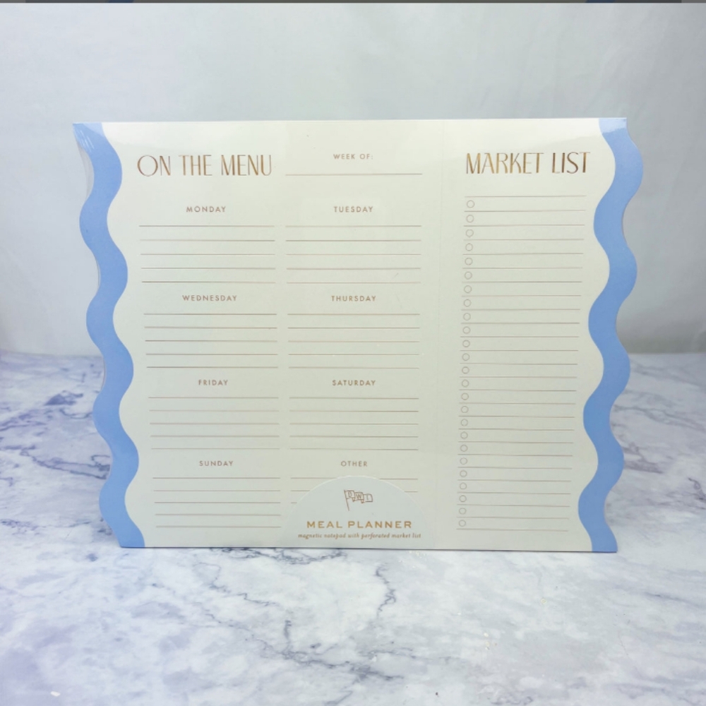 Meal planner magnetic notepad